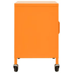 Storage Cabinet Orange 60x35x56 cm Steel