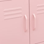 Storage Cabinet Pink 60x35x56 cm Steel