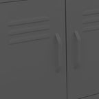 Storage Cabinet Anthracite 60x35x56 cm Steel