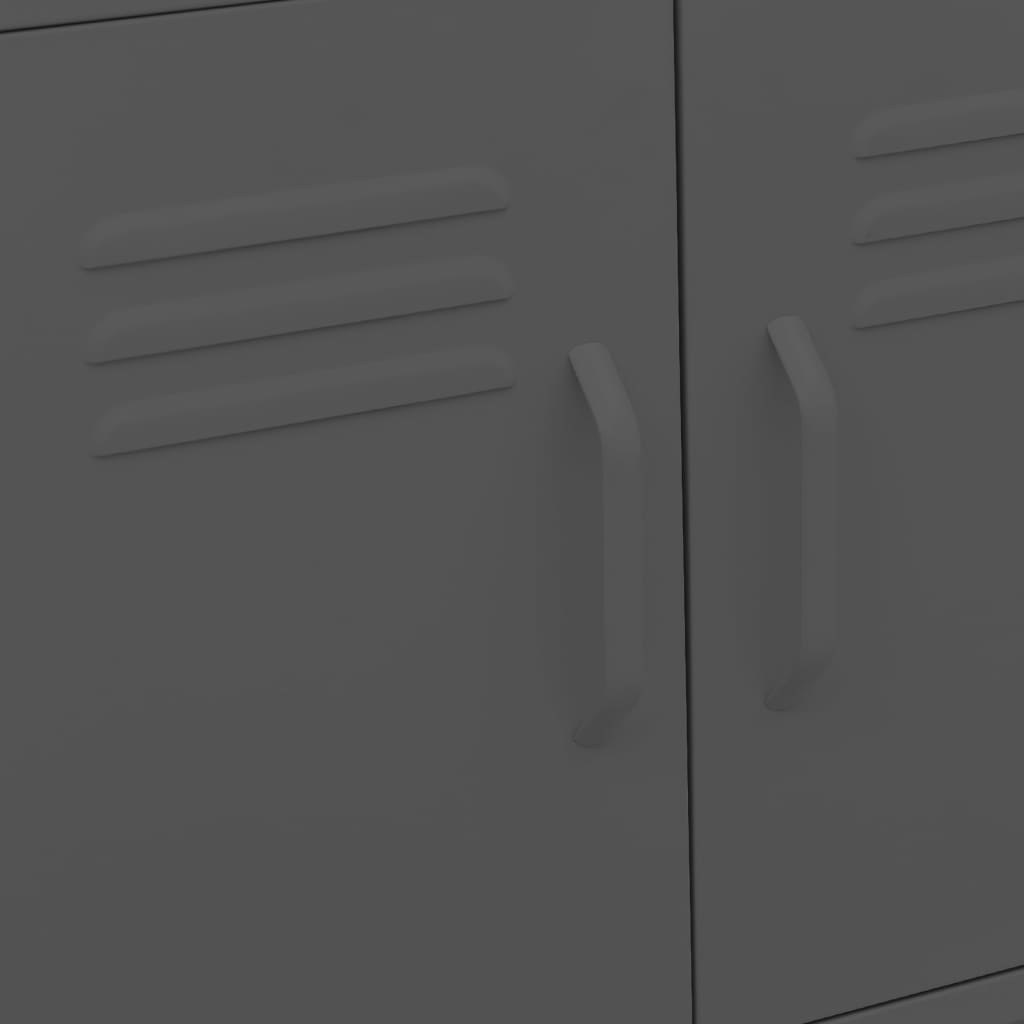 Storage Cabinet Anthracite 60x35x56 cm Steel