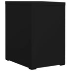 Filing Cabinet Black 46x62x72.5 cm Steel