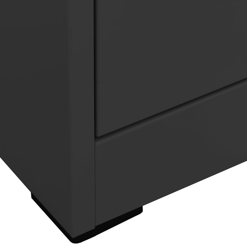 Filing Cabinet Anthracite 46x62x102.5 cm Steel