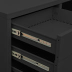 Office Cabinet Anthracite 90x40x102 cm Steel