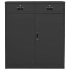 Office Cabinet Anthracite 90x40x102 cm Steel
