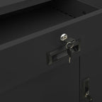 Office Cabinet Anthracite 90x40x102 cm Steel