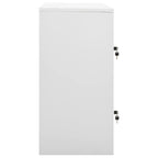 Locker Cabinet Light Grey 90x45x92.5 cm Steel