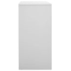 Locker Cabinet Light Grey 90x45x92.5 cm Steel