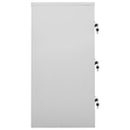 Locker Cabinet Light Grey 90x45x92.5 cm Steel
