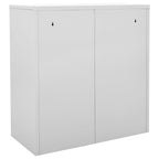 Locker Cabinet Light Grey 90x45x92.5 cm Steel