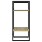 2-Tier Book Cabinet Sonoma Oak 40x30x70 cm Engineered Wood