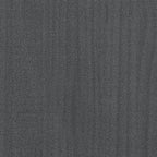 3-Tier Book Cabinet Grey 40x30x105 cm Solid Pinewood