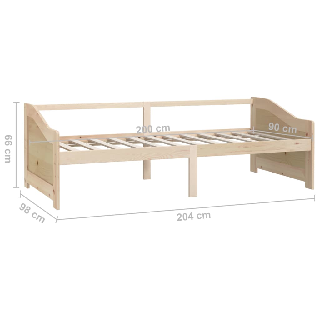 3-Seater Day Bed without Mattress 90x200cm