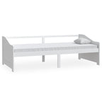 3-Seater Day Bed without Mattress White 90x200cm