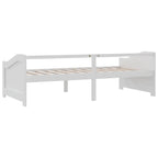 3-Seater Day Bed without Mattress White 90x200cm