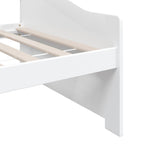 3-Seater Day Bed without Mattress White 90x200cm