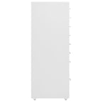 Mobile File Cabinet Grey 28x41x109 cm Metal
