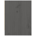 Bedside Cabinets 2 pcs Grey 40x30.5x40 cm Solid Pinewood