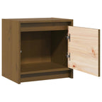 Bedside Cabinets 2 pcs Honey Brown 40x30.5x40 cm Solid Pinewood