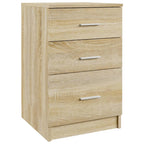 Bed Cabinet Sonoma Oak 40x40x63 cm Engineered Wood