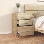 Bed Cabinet Sonoma Oak 40x40x63 cm Engineered Wood