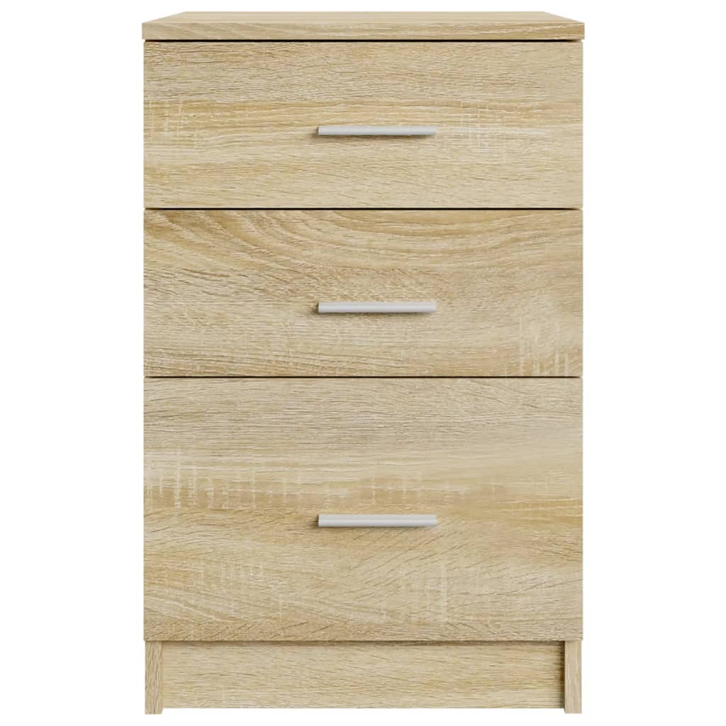 Bed Cabinet Sonoma Oak 40x40x63 cm Engineered Wood