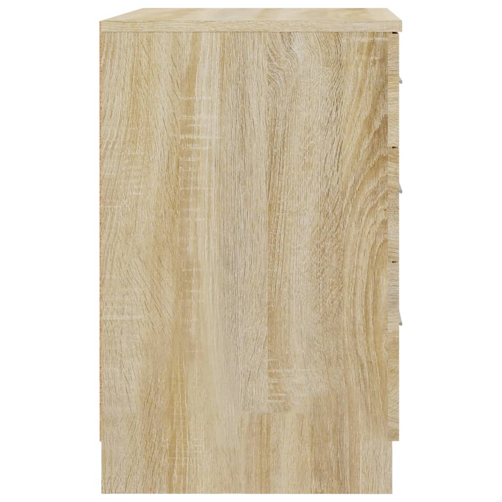 Bed Cabinet Sonoma Oak 40x40x63 cm Engineered Wood