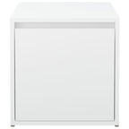 Box Drawer White 40.5x40x40 cm Engineered Wood