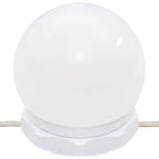 Dressing Table with LED Concrete Grey 86.5x35x136 cm