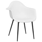 Dining Chairs 4 pcs White PP
