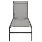 Sun Loungers 2 pcs with Table Textilene and Steel