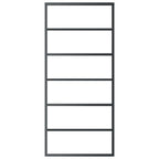 Sliding Door with Hardware Set ESG Glass&Aluminium 90x205 cm