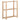 3-Tier Storage Rack Solid Pinewood