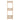 3-Tier Storage Rack Solid Pinewood