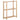 3-Tier Storage Rack Solid Pinewood