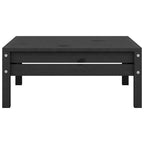 3 Piece Garden Lounge Set Solid Pinewood Black