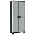 Plastic Cabinet 68x39x171.5 cm Rattan Design