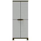 Plastic Cabinet 68x39x171.5 cm Rattan Design