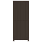 Plastic Cabinet 68x39x171.5 cm Rattan Design