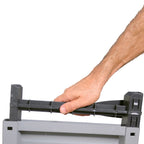 Plastic Cabinet 68x39x171.5 cm Rattan Design