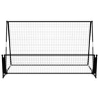 2 in 1 Soccer Rebounder Football Goal 202x104x120 cm Steel
