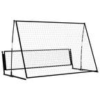 2 in 1 Soccer Rebounder Football Goal 202x104x120 cm Steel