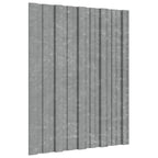 Roof Panels 36 pcs Galvanised Steel Silver 60x45 cm