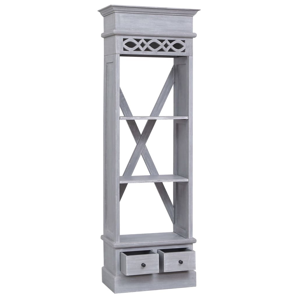 Highboard 60x30x175 cm Solid Mahogany Wood