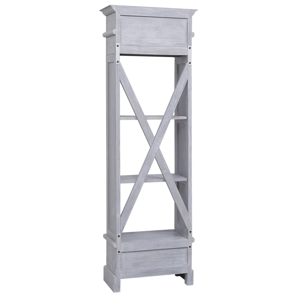 Highboard 60x30x175 cm Solid Mahogany Wood