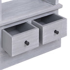 Highboard 60x30x175 cm Solid Mahogany Wood