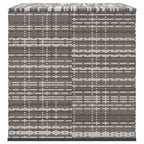 Garden Cushion Box PE Rattan 145x100x103 cm Grey