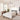 810076 vidaXL Bed Frame without Mattress Black Solid Wood 100x200 cm