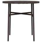 Tea Table Brown 45 cm Poly Rattan
