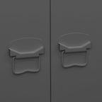 Industrial Wardrobe Anthracite 90x50x180 cm Metal