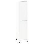 Locker Cabinet White 38x45x180 cm Steel